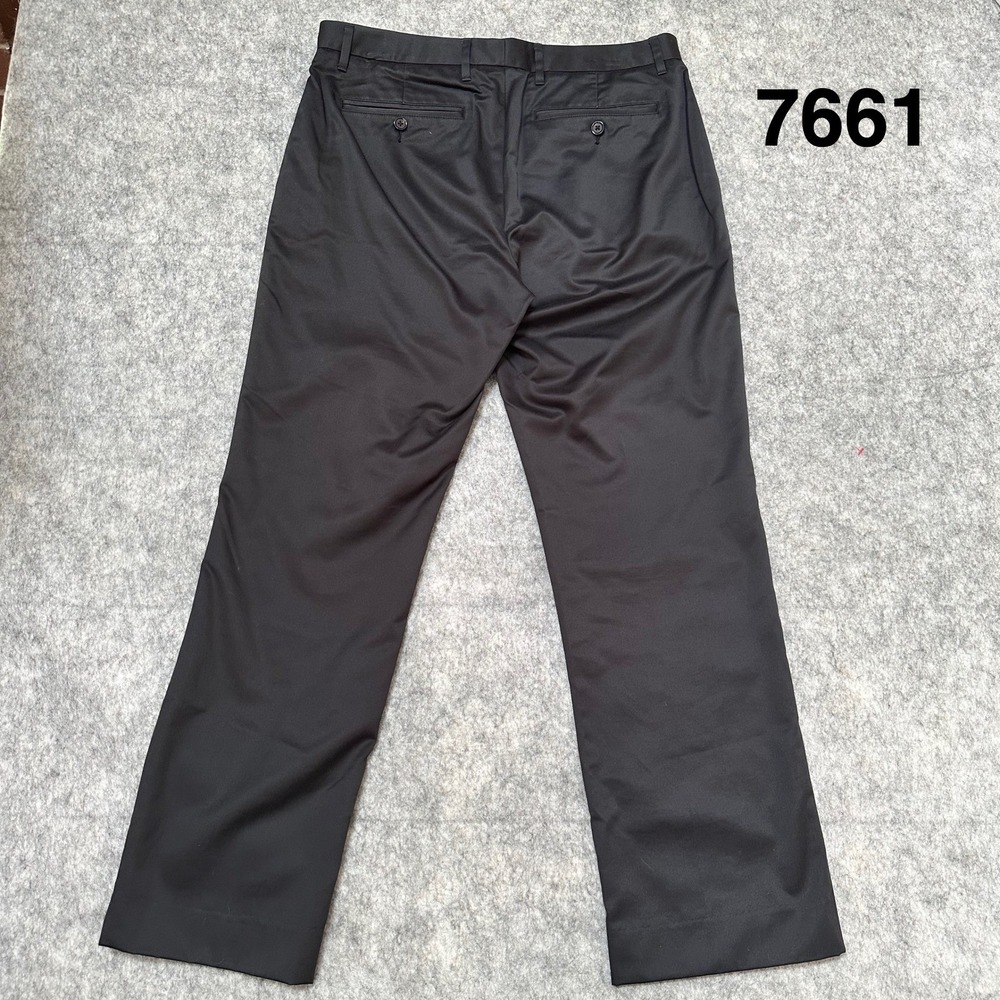 Bonobos Mens Straight Leg Chino Pants Black 100% Cotton 32x30 Tuesday Edition